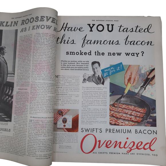 Saturday Evening Post Magazine Sept 24 1932 JC Leyendecker September Morn Cover - Picture 7 of 7